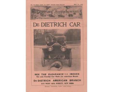 1934 Bianchi Petit Leaflet, together with similar 4pp and single sheet leaflets for Georges Irat, de Dietrich 1905, Donnet, C