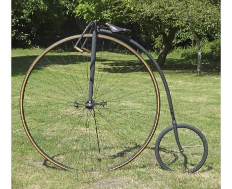 A c1890 Humber &amp; Co, Pneumatic-Tyred Track Ordinary.&nbsp;A very rare lightweight track bicycle with a 53-inch tangent sp