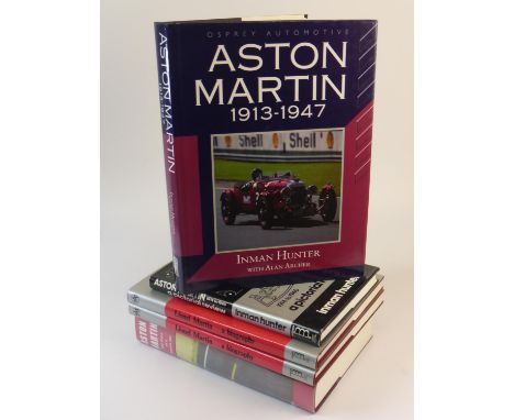 Aston Martin. A box of books covering this marque, to include: Aston Martin by Dudley Coram, 2004 edition in excellent order,