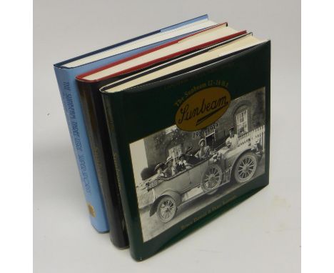 The Sunbeam Three-Litre 'Super Sports'  by Bruce Dowell and Clive Millar, 352pp, published 2018. A clean copy describing the 