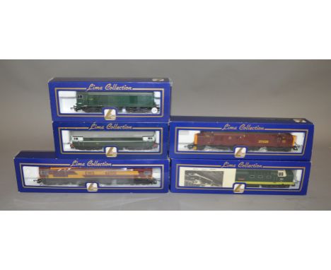 OO Gauge. 5 boxed Lima Locomotives, Class 37428, Class 20 BR D8001, Class 66001 EWSand Class 26 D5310 together with a Class 5
