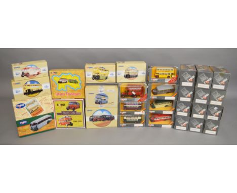 29 boxed Corgi Classics diecast models,all PCV's of various types including Barton and 'Island Transport' sets. All appear VG