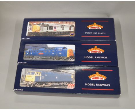OO Gauge. 3 boxed Bachmann Locomotives, 31-801DS Class 47&nbsp; 'D1746',  32-530 Class 55 Deltic BR Two-tone green 'D9006' (D