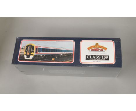 OO Gauge. A boxed Bachmann 31-510&nbsp; 159 3 Car DMU set&nbsp; 'Network Sout East', VG.
