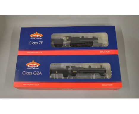 OO Gauge. 2 boxed Bachmann DCC Locomotives, 31-011 Class 7F BR black '53809' and 31-475 Class G2A '49395' BR black, both appe