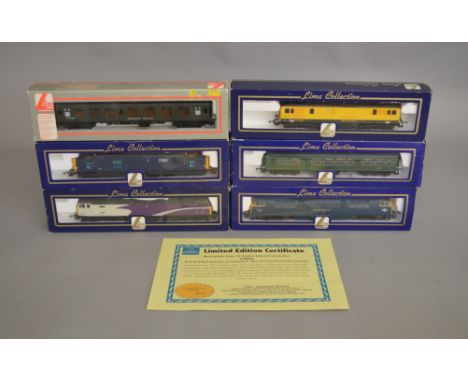 OO Gauge. 4 boxed Lima Locomotives including 204776, 204683 Diesel 37611 DRS, 204753 and 204770 Class 73901 MerseyRail Electr