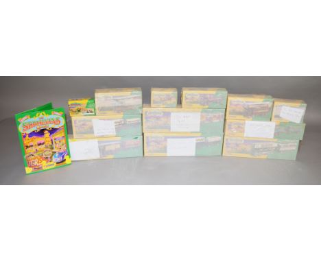 12 boxed diecast by Corgi all from the Showmans Range, this includes; 27801, 21701, 12601 etc, boxes VG. This lot also includ