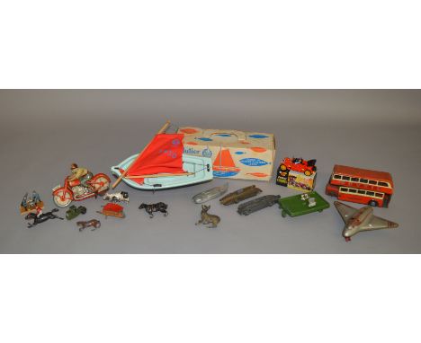 A boxed Corgi Toys 9021 Daimler from their original 'Classics' range, G/VG boxed, together with an interesting selection of u