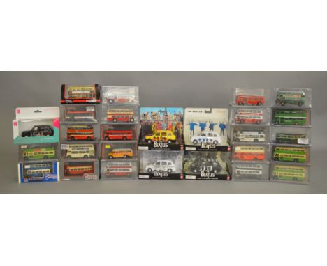 27 boxed diecast which are mostly Original Omnibus by Corgi, plus 4 beatles themed diecast etc (27).