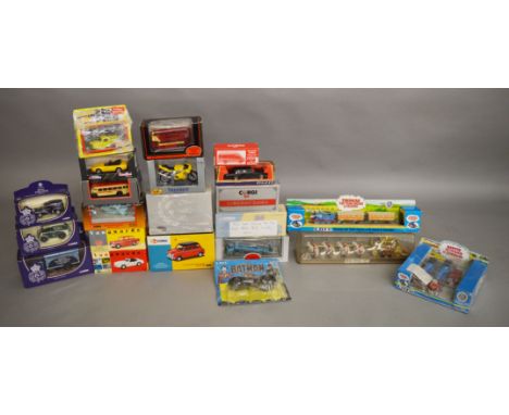 A mixed lot of diecast which includes; Thomas The Tank Engine &amp; Friends sets; Bertie, Edward and Gordon and Thomas with A