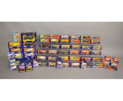 61 boxed diecast by Corgi which includes; 91020, C1305, 91180, C1300 etc, some of the models in this lot maybe in incorrect p