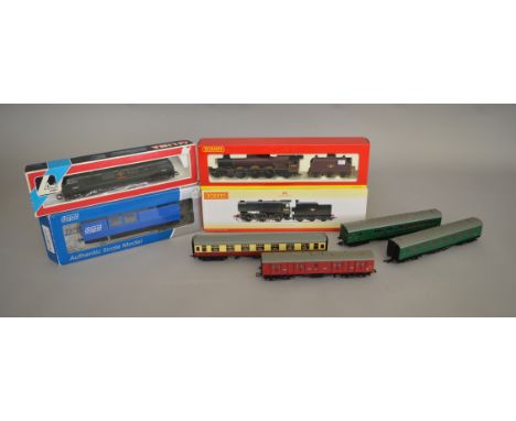 OO Gauge. Two boxed Hornby Locomotives, R3015 BR 4-6-2 Princess Royal Class and R2344 BR 0-6-0 Class Q1 together with a Lima 
