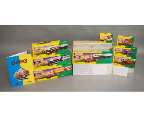 11 boxed diecast by Corgi from The Showmans Range, which includes; 06601, 24401, 24801, 16501 etc, this lot also includes a C