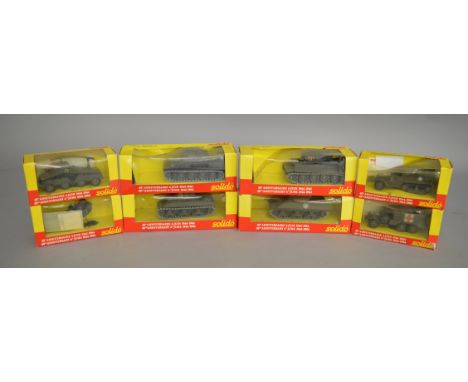 8 boxed diecast by Solido all 40th Anniversary Military themed (8).