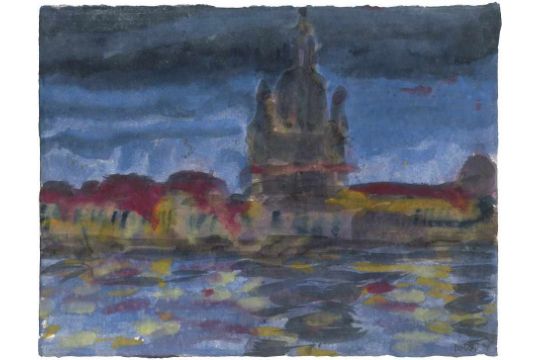 Nolde Emil Venedig Santa Maria Della Salutevenedig Santa Maria Della Saluteaquarell Auf Japan