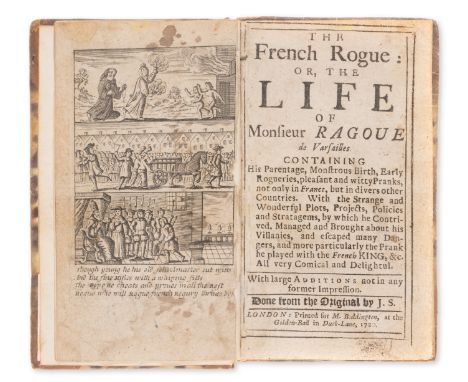 [?Head (Richard)] The French Rogue: or, The Life of Monsieur Ragoue de Varsailles..., frontispiece (?not called for and suppl
