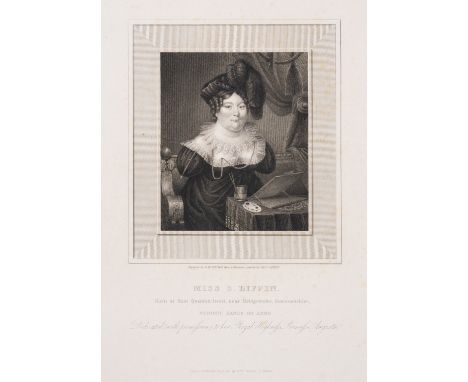Mouth and Foot Painting Artist.- Biffin (Sarah) After. Miss S. Biffin. Born at East Quantox-head, near Bridgewater, Somersets