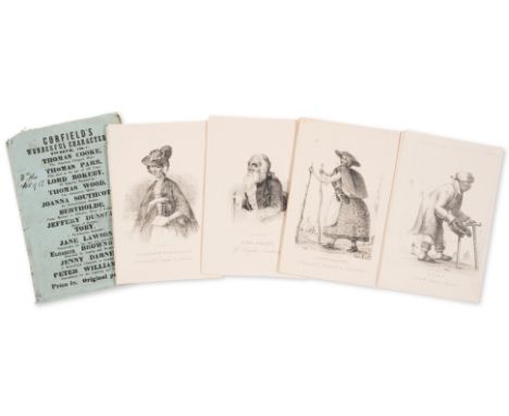 Eccentrics.- Corfield's Wonderful Characters, Twelve, viz:- Thomas Cooke, The Notorious Islington Miser..., 12 loose engraved
