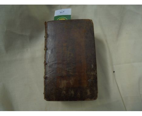 BIBLE - The Holy Bible, O &amp; N.T., London, Charles Bill, 1702.  8vo, engraved t.p. and frontis portrait, many engraved pla