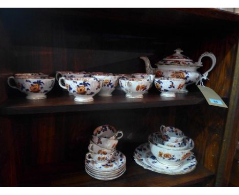 A 19th century Bentick porcelain part tea service 