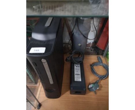 Xbox 360 console with leads. 