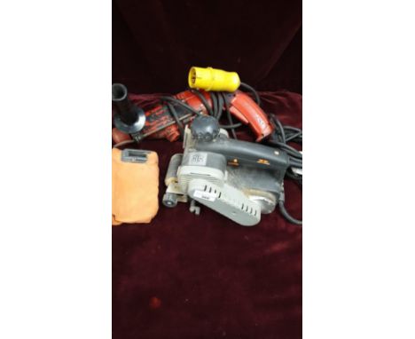 Belt Sander &amp; 110v Drill sas 
