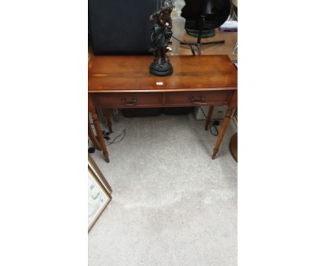 Reproduction Hall Console Table With Twin Drawer Front 