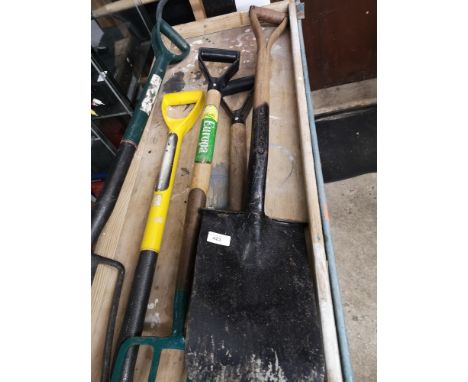 Lot of gardening tools. 
