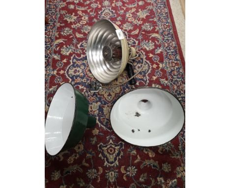 Retro pifco light together with 2 army green retro shades. 