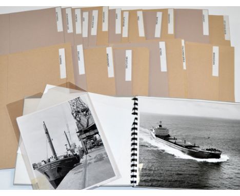 Photographs of vessels belonging to the Stephenson Clarke Shipping Co., to include: Corbet Woodall; Alexander Kennedy; Emswor