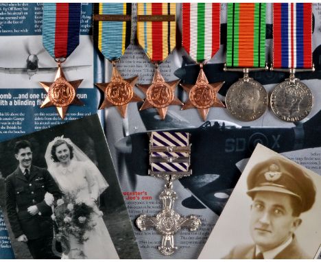 An important group of Second World War medals, awarded to Squadron Leader Joseph Berry, DFC** (118435) R.A.F.V.R., to include