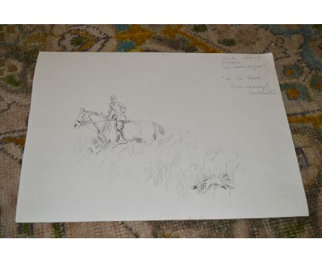 Thomas "Tom" Carr
(1912-1977)
"CHARLIE WILKINS HUNTSMAN "SIR WASKIN WYNNS 'IN THE KALE' (NORMAN WHYCHELEY'S)..."
inscribed
pe