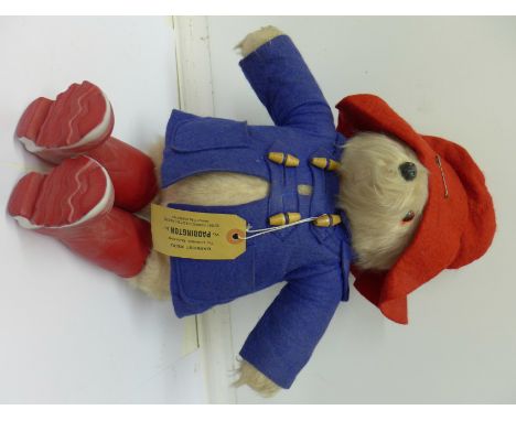 A Gabrielle Designs 1980's Paddington Bear with red boots, 45cm