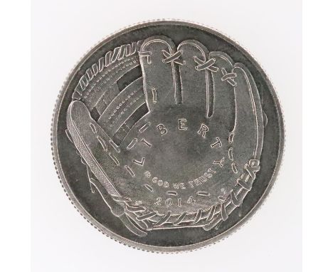 2014 American half dollar baseball hall of fame scyphate - gEF grade. UK P&amp;P Group 0 (£6+VAT for the first lot and £1+VAT