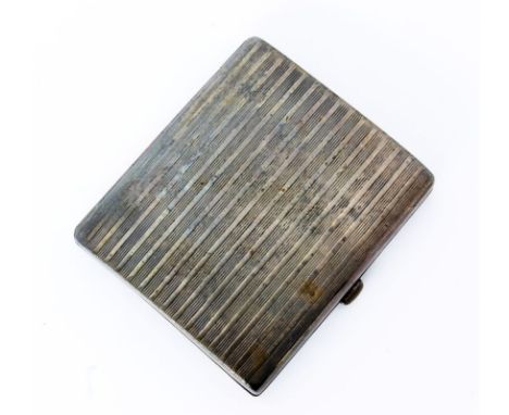 ART DECO ZIGARETTENETUISilber 800 mit Innenvergoldung. 8,5x7,5cm, ca. 92,4g