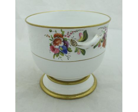 A Spode relief work and floral decorated ice pail (no'd 1943)