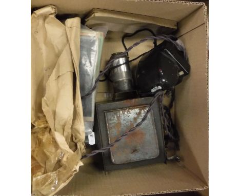 A Bing Miniature Magic Lantern and various slides 