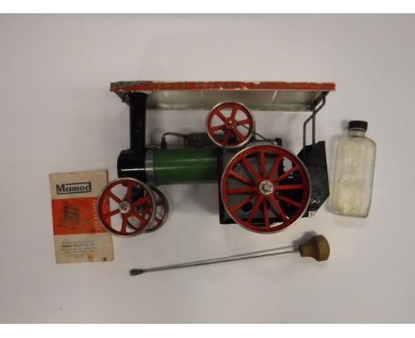 A Mamod T.E.1 traction engine boxed