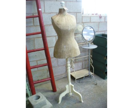 A Vintage style female mannequin .