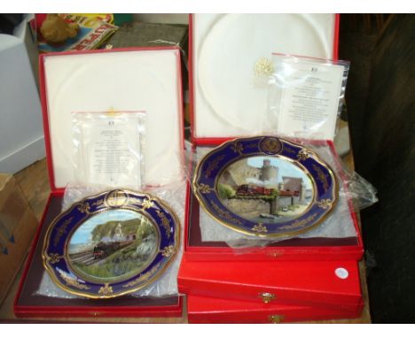 A Spode " Golden Arrow, Southern railway" limited edition plate ( boxed ) and 3 other plates from the same series. (4)