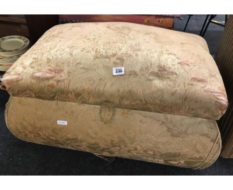 CLOTH COVERED VINTAGE BLANKET BOX