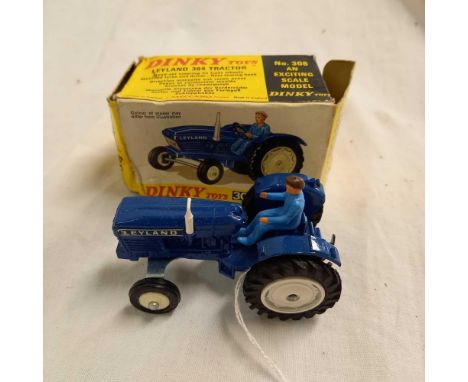 DINKY LEYLAND TRACTOR MODEL 308 ORIGINAL BOX A/F