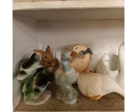 SHELF OF SWAN'S, DUCK, DOLPHIN'S ETC