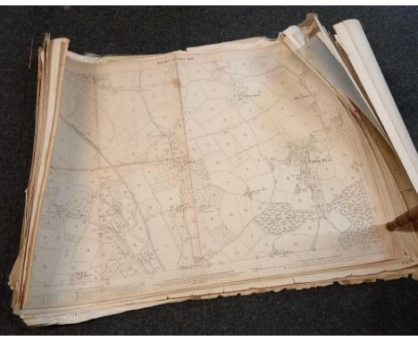 QTY OF ORDNANCE SURVEY MAPS 2ND EDITION 25''