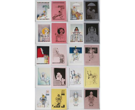 John L Doyle (1939 - 2010) "The Counselors" Full Folio Set. Consists of all 20 original lithographs. Each pencil signed, titl