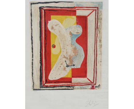 Salvador Dali Pencil Signed Color Lithograph.  Pencil signed lower right. Numbered (54/200)  lower left.  Image Size: 20 x 16