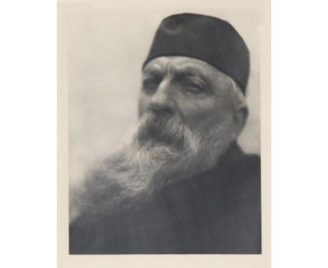 August Rodin. A Photogravure from Alfred Stieglitz'z photographic Quarterly, Camera Work, from Issue Number 21, January of 19