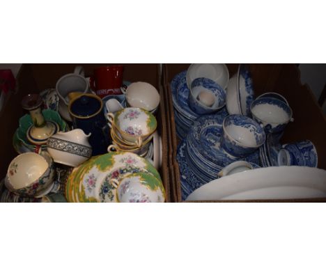 Assorted Spode Italian pattern dinnerware's, other ceramics and items, assorted pictures and prints (qty)    Condition report