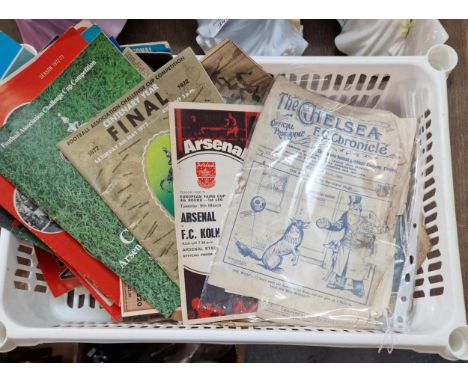 Collection of mainly football programmes and other ephemera to include: England V The Rest of the World 1953, Portsmouth Foot