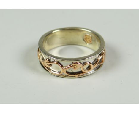 CLOGAU GOLD 'TREE OF LIFE' RING SIZE Q in original box (RRP 189)